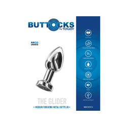 Buttocks TOYJOY Plug vibrant The Glider M 7.4 x 3.4cm
